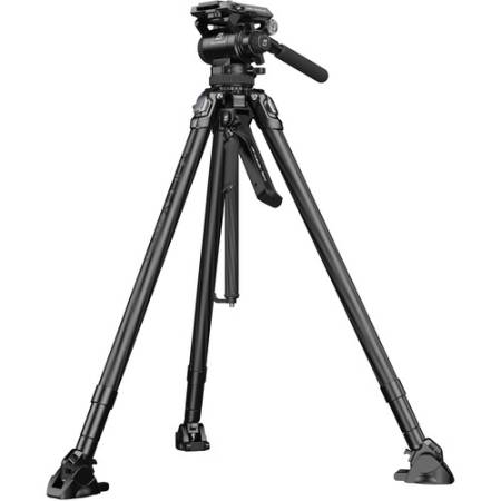 SmallRig 5755 x Potato Jet TRIBEX Carbon II - zestaw, statyw hydrauliczny X-Clutch Carbon + głowica video